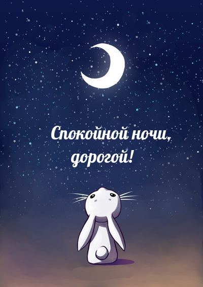 Картинка: Спокойной ночи, дорогой!