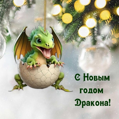 Картинка: С Новым годом Дракона!